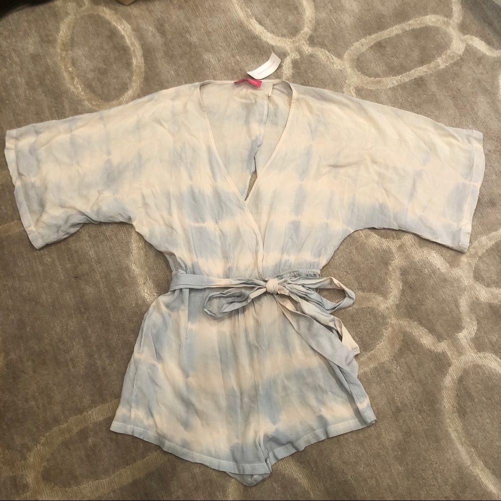 NWT Pookie & Sebastian Tie Dye Romper